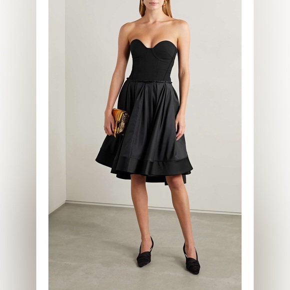 Proenza Schouler Dresses & Skirts - Proenza Schouler Taffeta Bustier Fit-&-Flare Dress